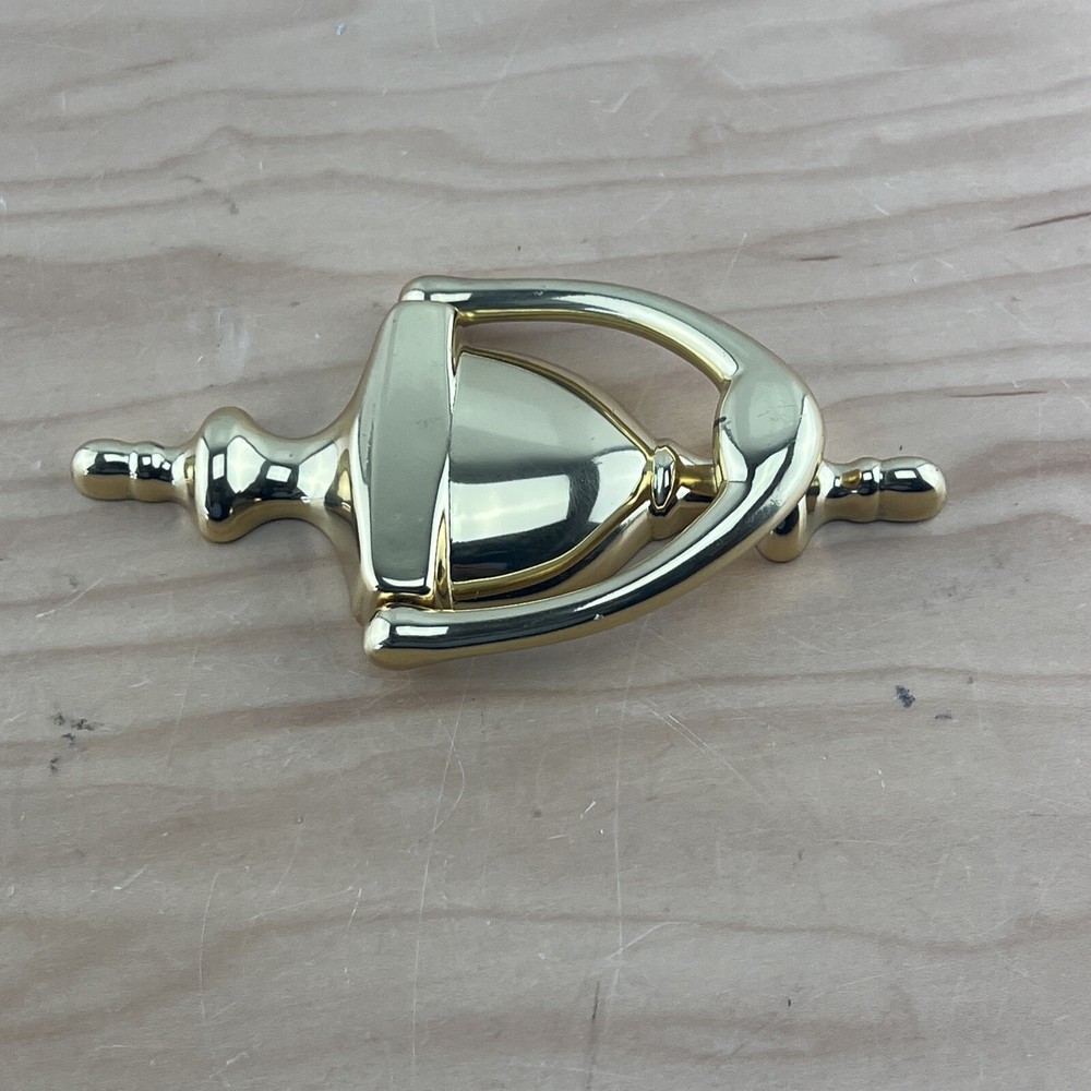 Vintage Solid Brass Door Knocker 6'' Tall