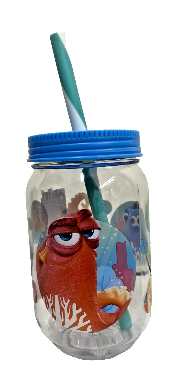 Finding Dory Finding Nemo Zak Designs 19 oz. Toddler Mason Jar Style Cup