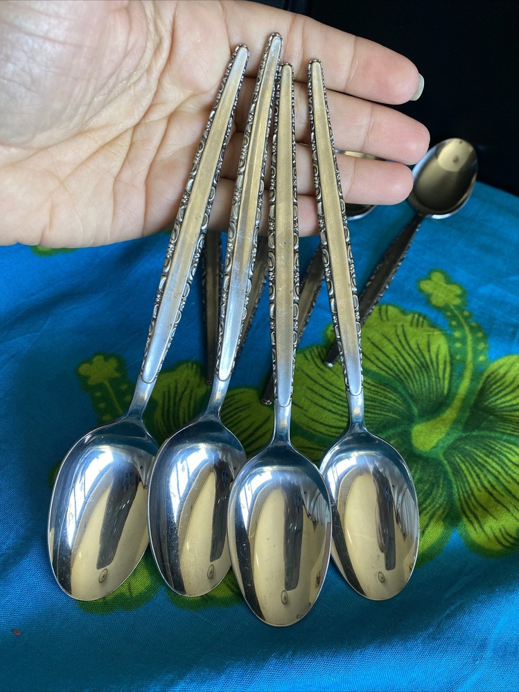 8 Vintage Ekco Eterna ENDOWMENT Stainless Flatware Japan