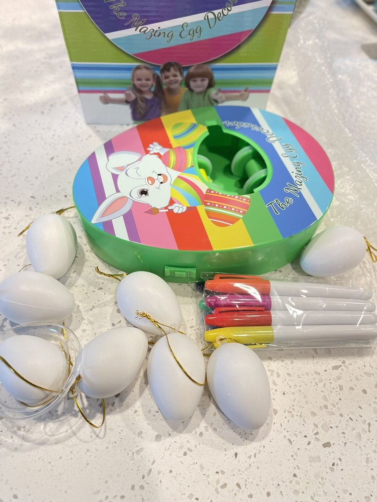 The Original Eggmazing Easter Egg Decorator Kit - Arts and Crafts Set - Includes