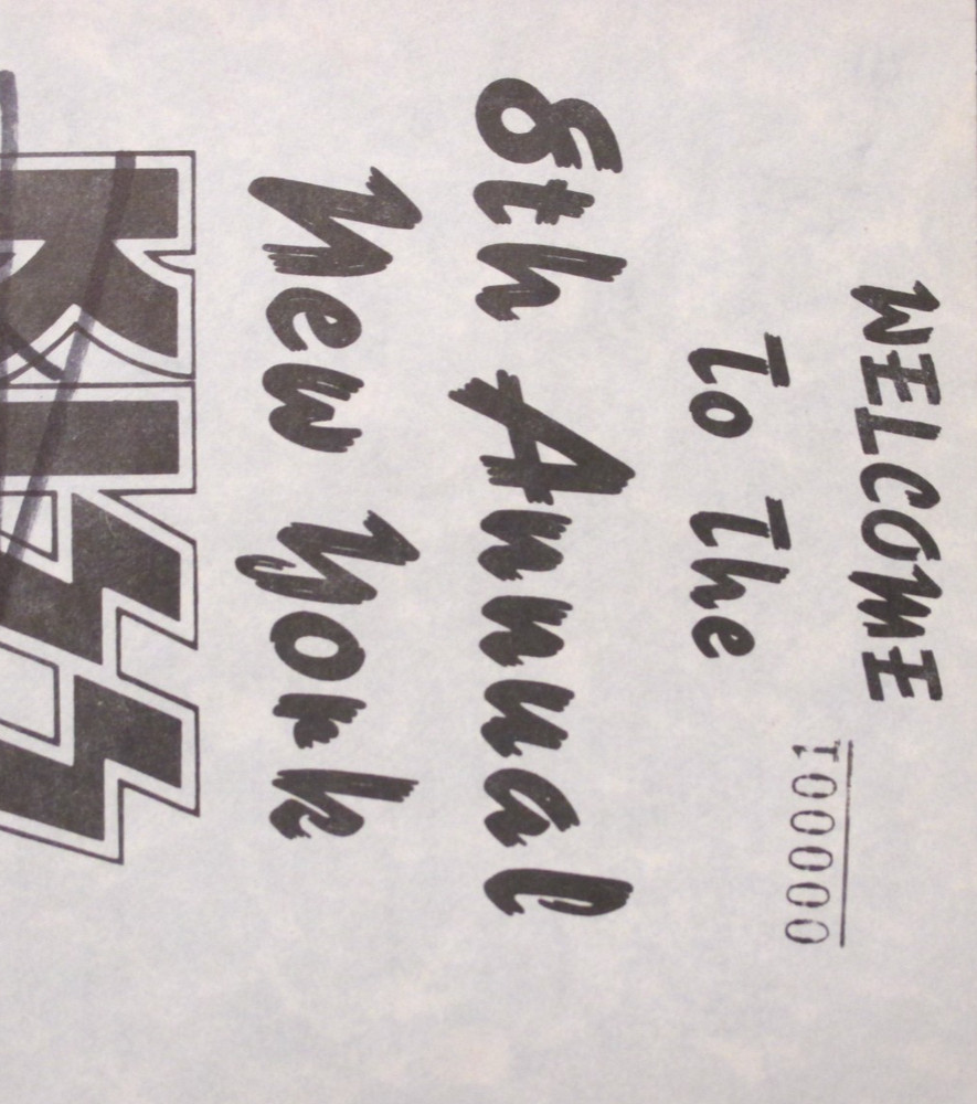 KISS Convention program 1994 signed by Peter Criss #000001 PLUS ticket + COA !