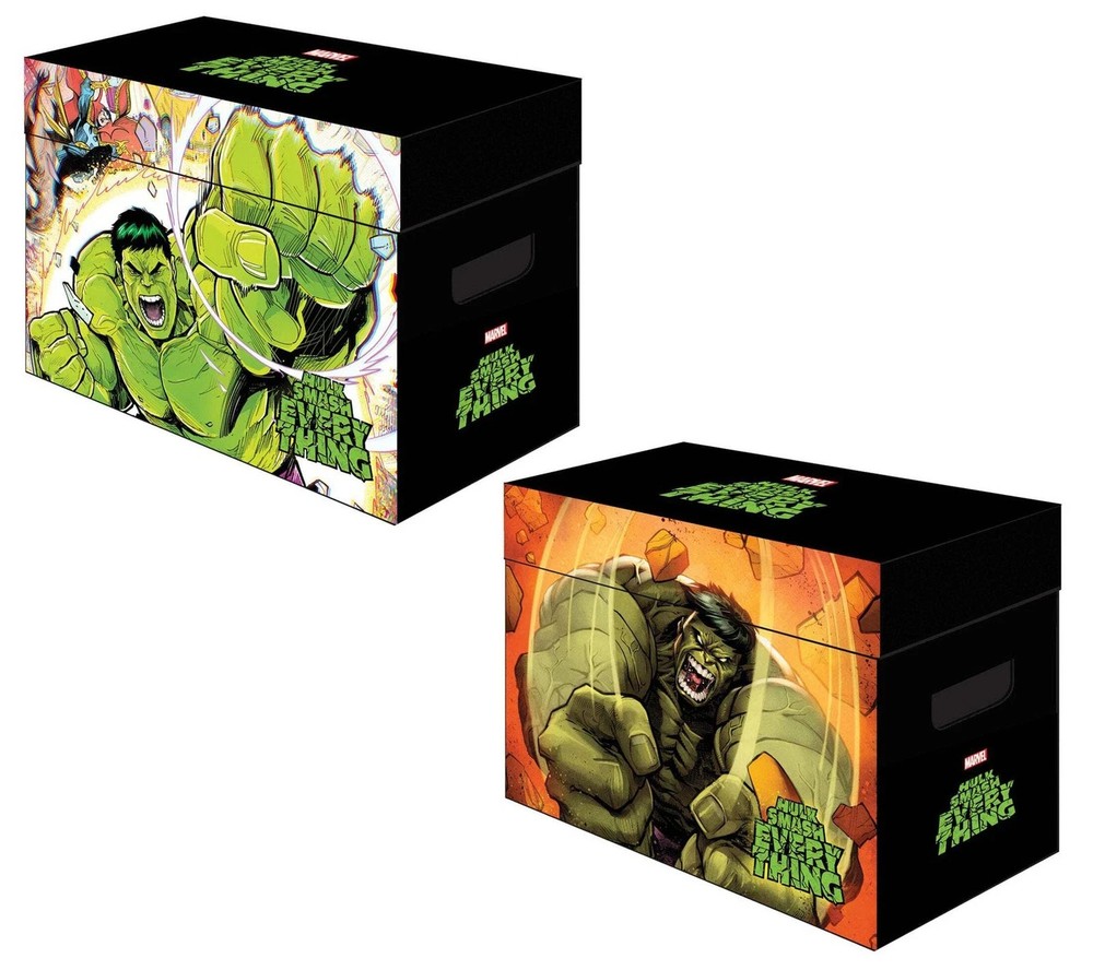 Hulk Smash Everything Comic Storage Box 2 Units