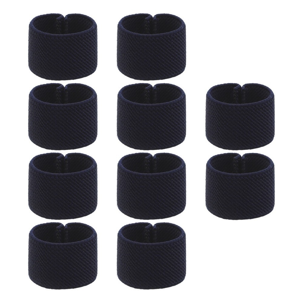 10pcs Elastic Belt Keepers: Nylon Belt Loop Strap, Utility Loop Stays, Webbing