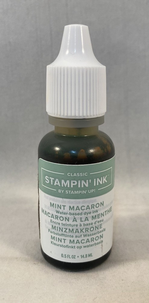 MINT MACARON Reinker by Stampin Up Classic Ink, Refill New