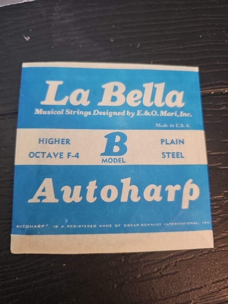 Vintage La Bella Autoharp String