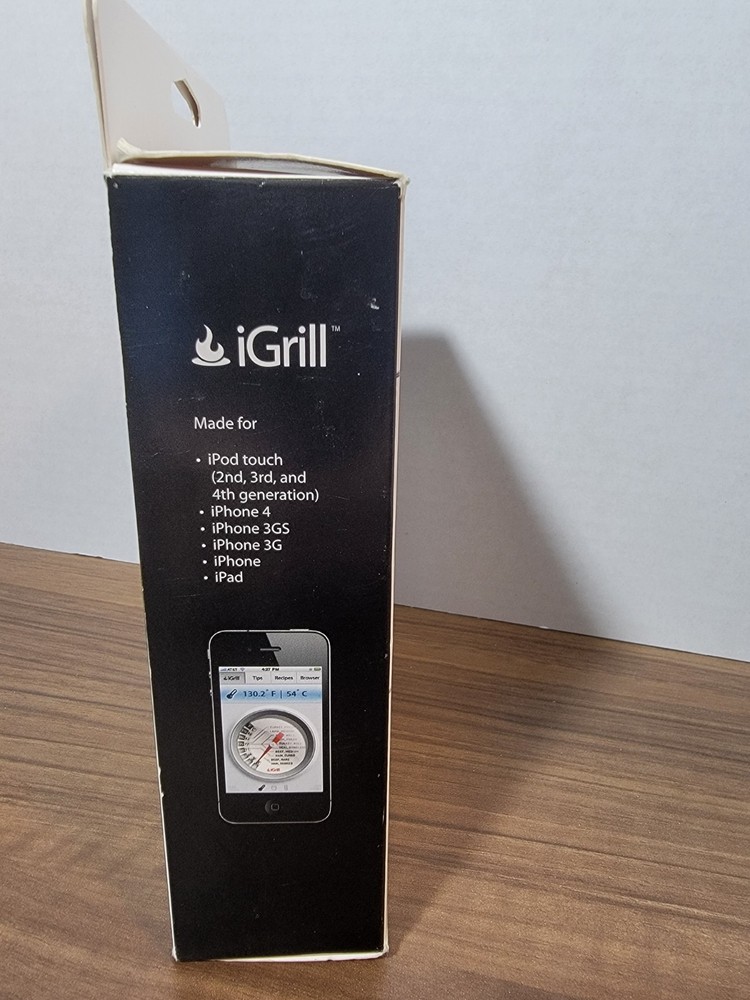 iGrill by iDevices Wireless Cooking Thermometer Black - iphone ipad Bluetooth