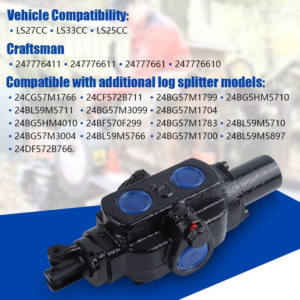 Log Splitter Control Valve Replacement For LS27CC LS33CC LS25CC Craftsman MTD US