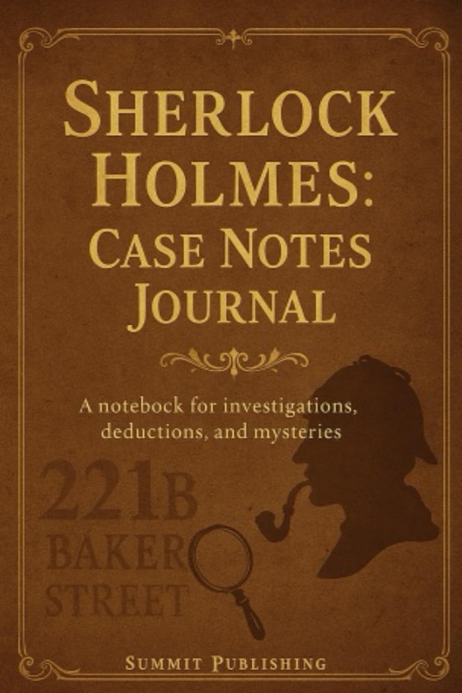 Sherlock Holmes: Case Notes Journal: A Notebook for Investigations, Deductions,