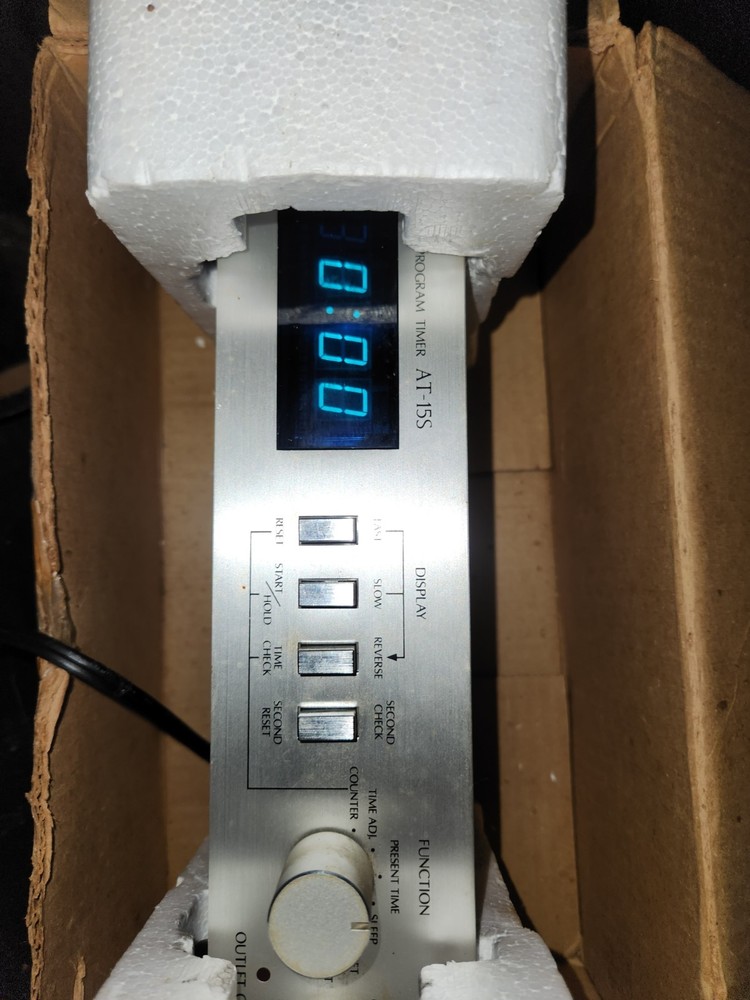 🔥 Vintage SANSUI AT-15S Digital Audio Stereo Program Timer Tested Working