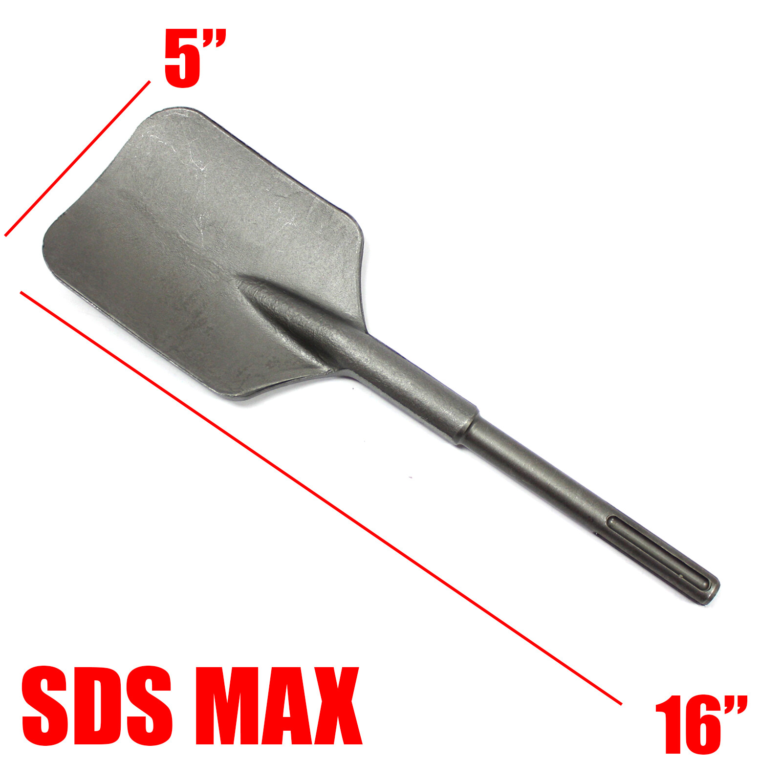 SDS MAX Clay Spade Square Shovel Chisel Bit for Jack Hammer Drill Milwaukee