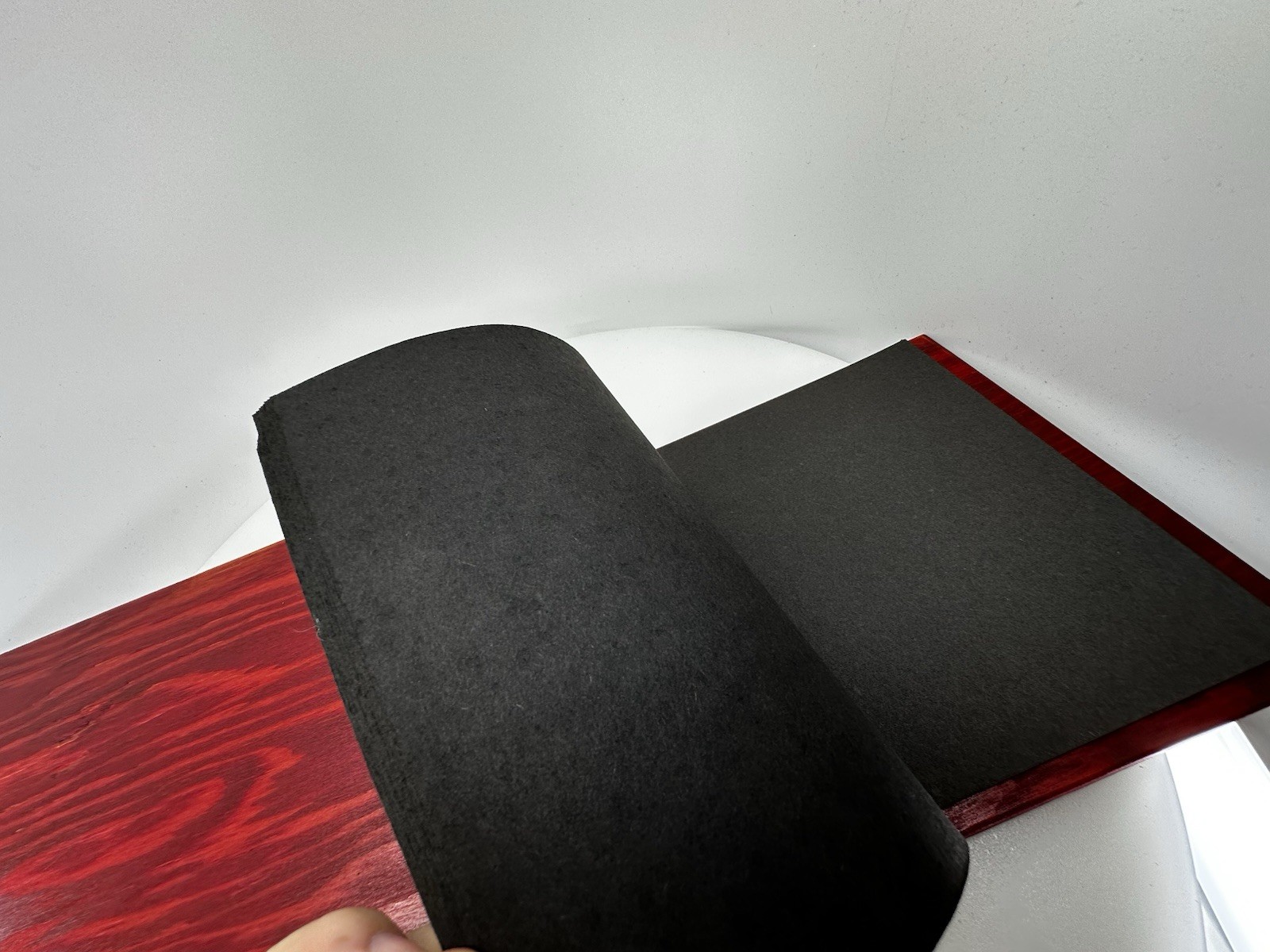 Vintage Our Honeymoon Photo Album Wood Flamingo Palm Tree Daytona Beach FL