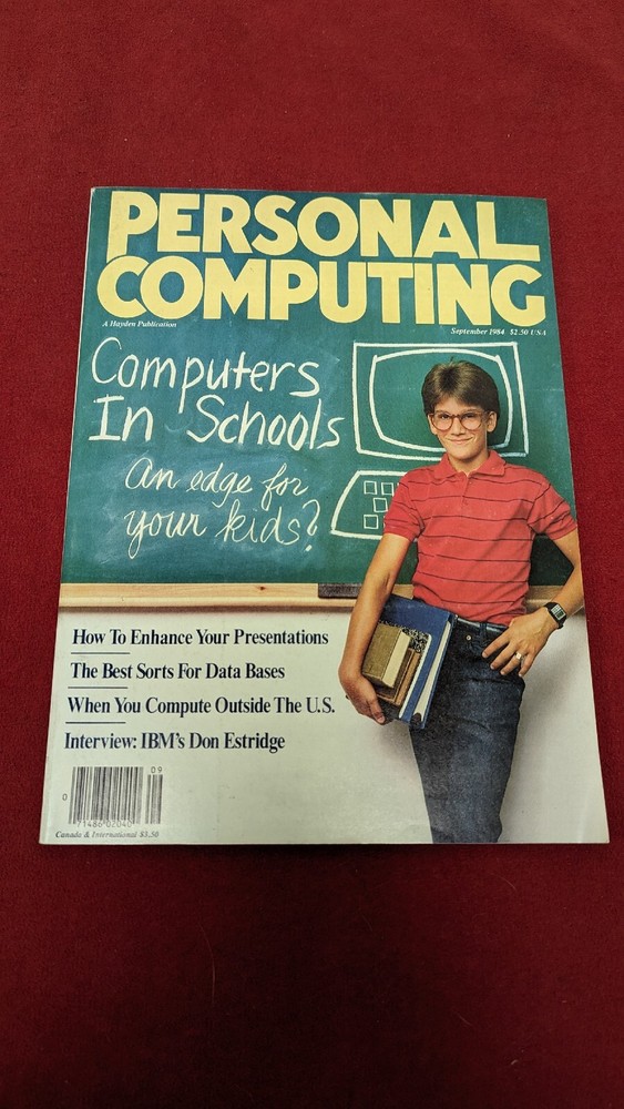 Personal Computing Magazine - September 1984 Computers On Schools