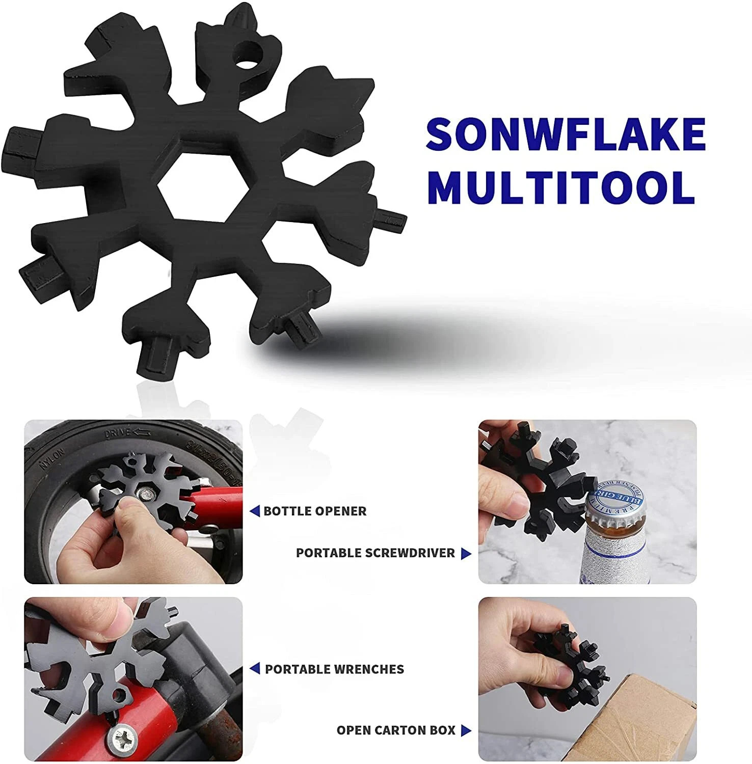 Universal Snowflake Wrench Magical Sale！Grip 18 in 1 Multi Tool Screwdriver