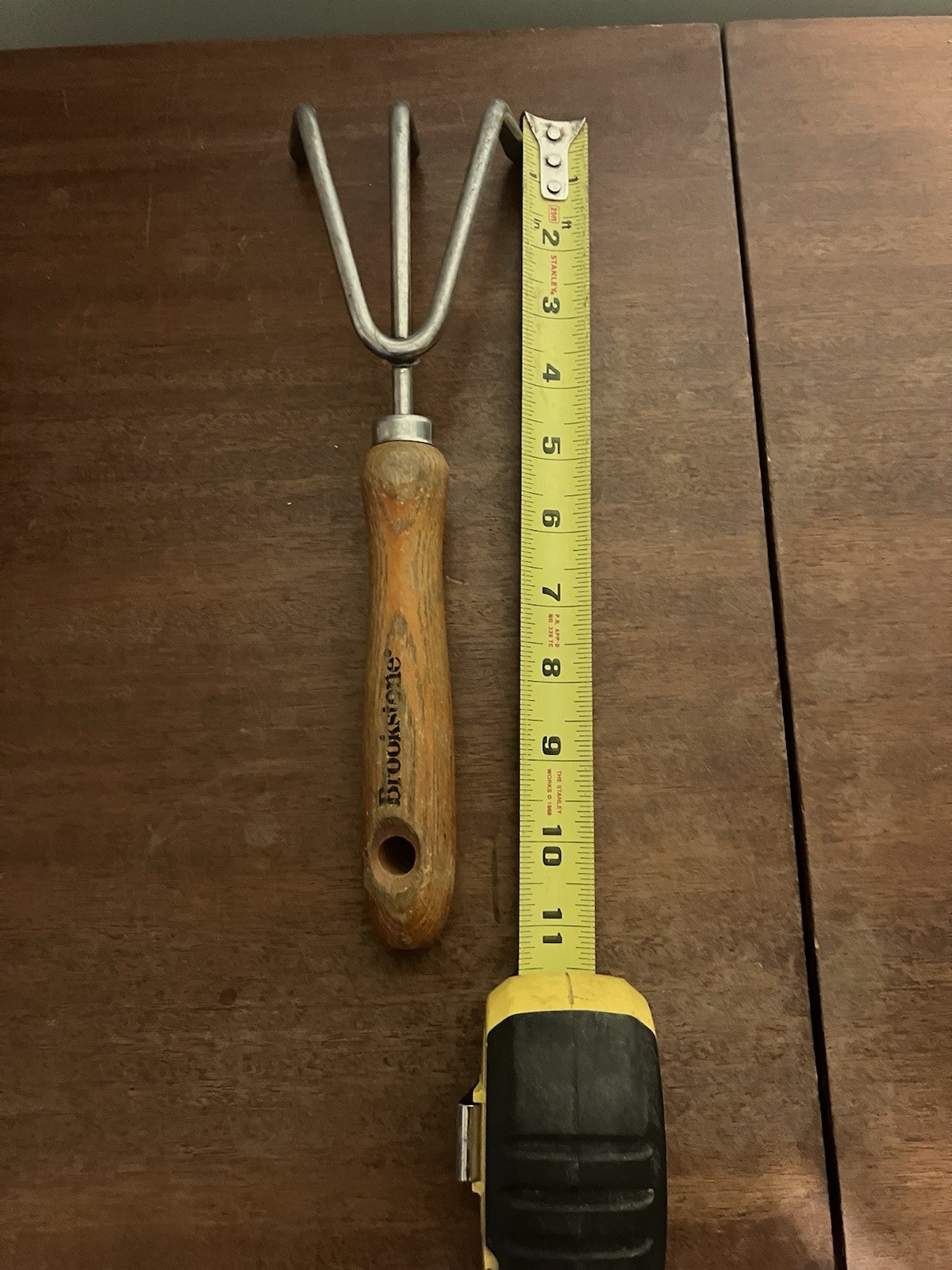 Vintage Hand Held Stainless Steel Garden Cultivator Claw
