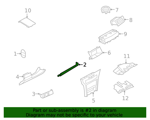 Genuine GM Trim Molding 13149359