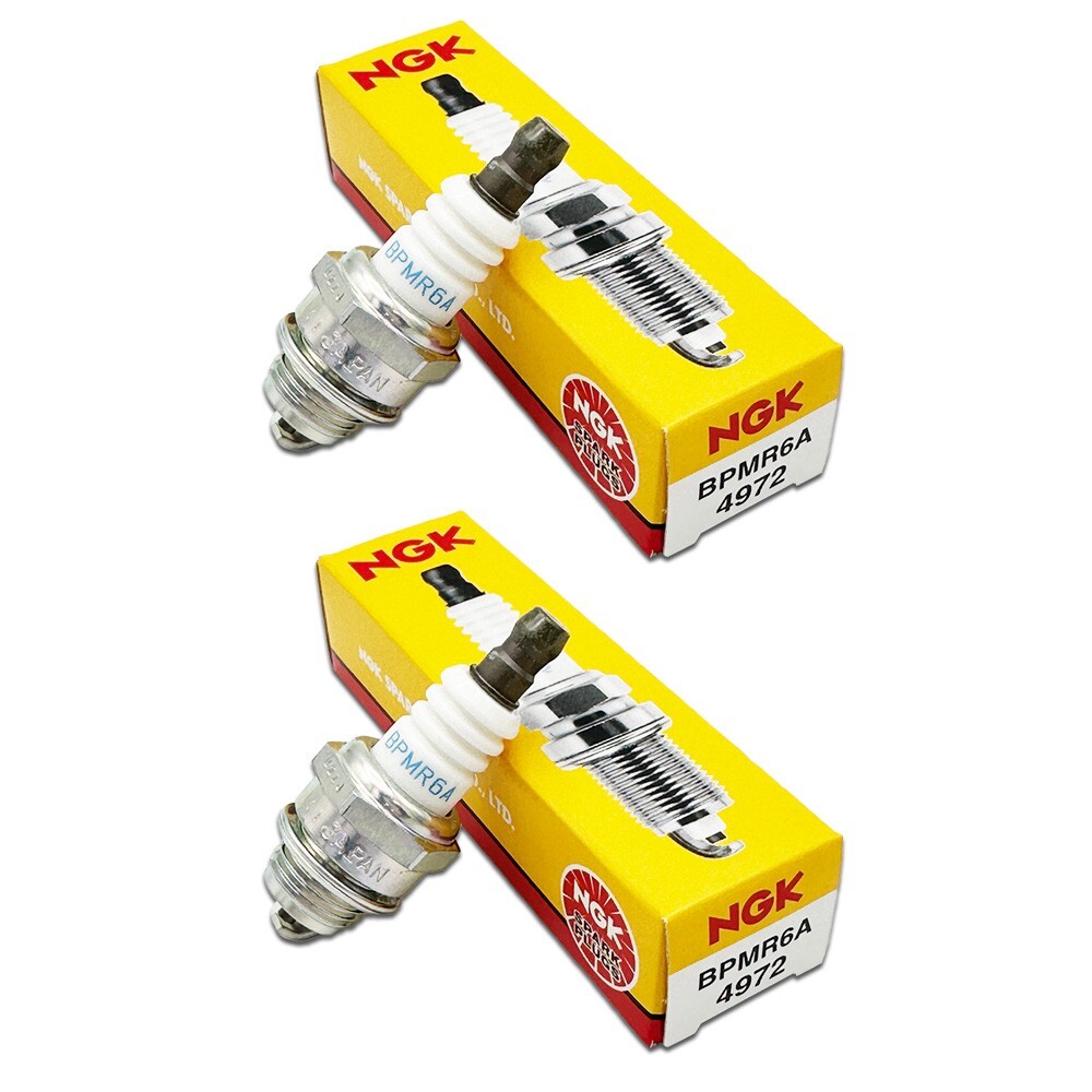 Genuine NGK BPMR6A (4972) Standard Nickel Spark Plug - 2 PACK