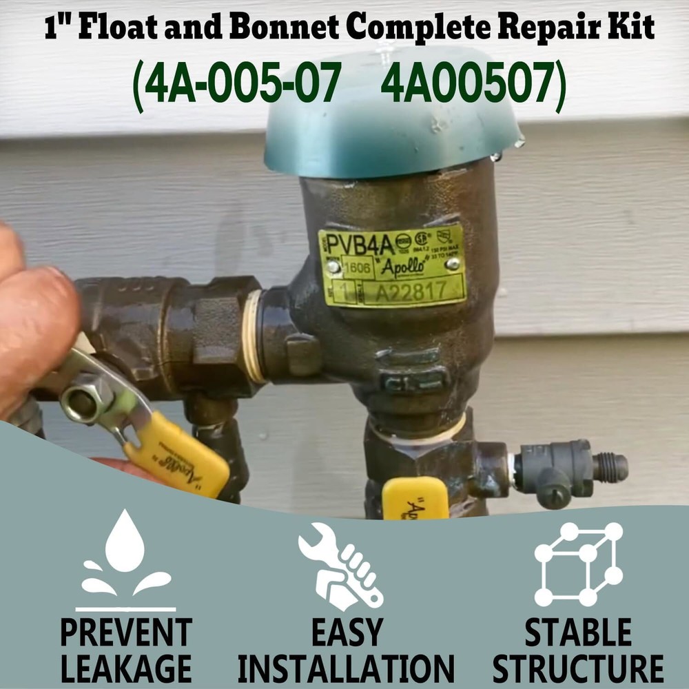 1" Float and Bonnet Complete Repair Kit 4A00507 for Apollo Backflow Preventer