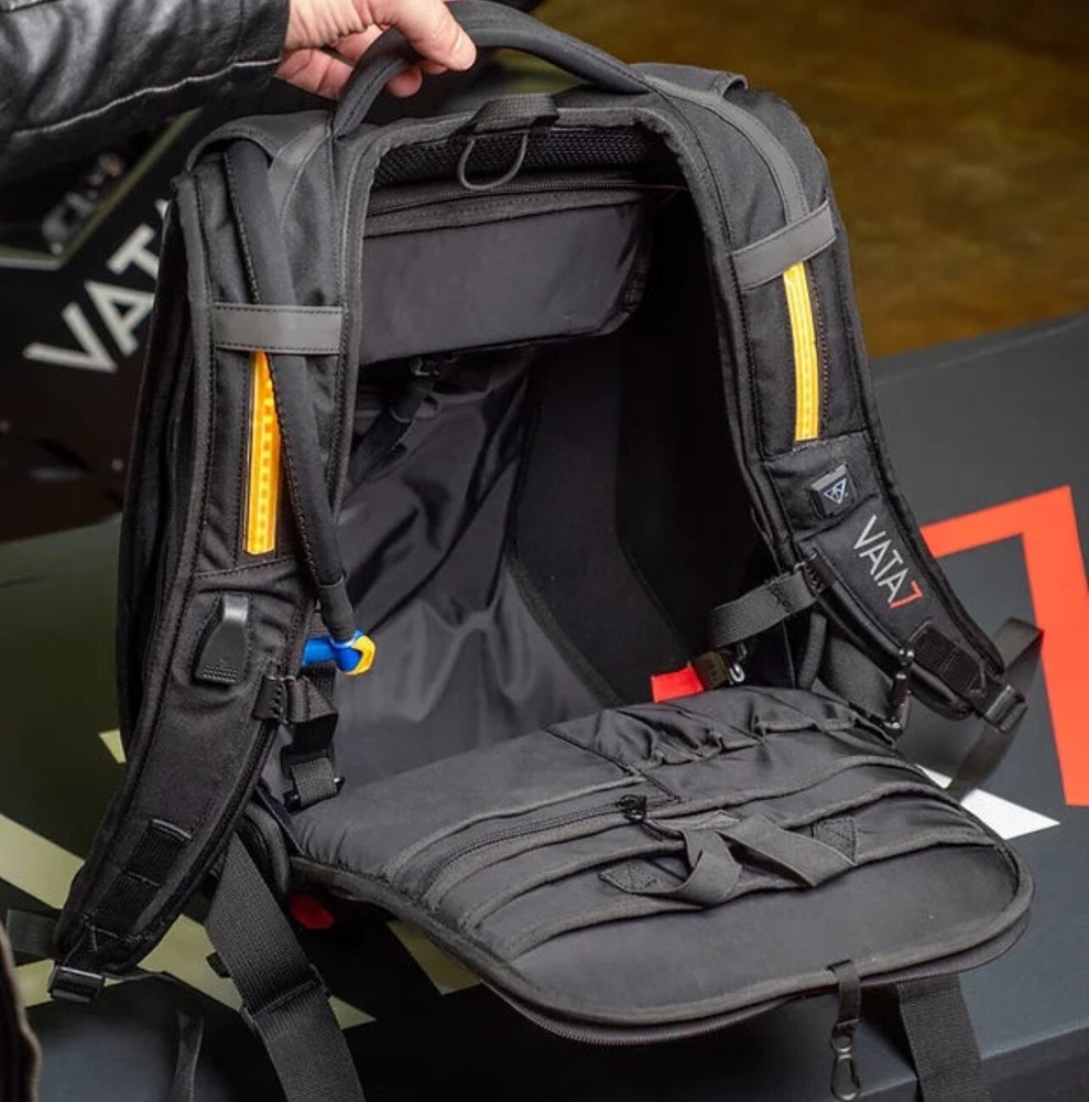 Motorcycle Turn Signal Backpack