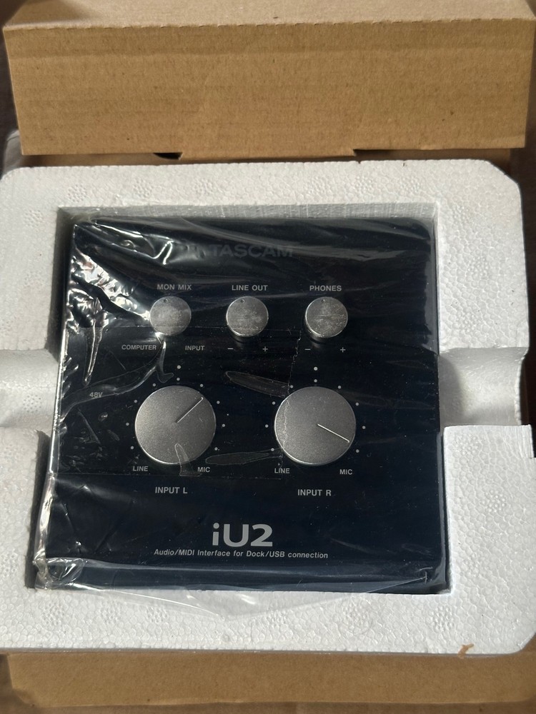 Tascam iU2 Audio MIDI Recording Interface for Dock/USB Connection