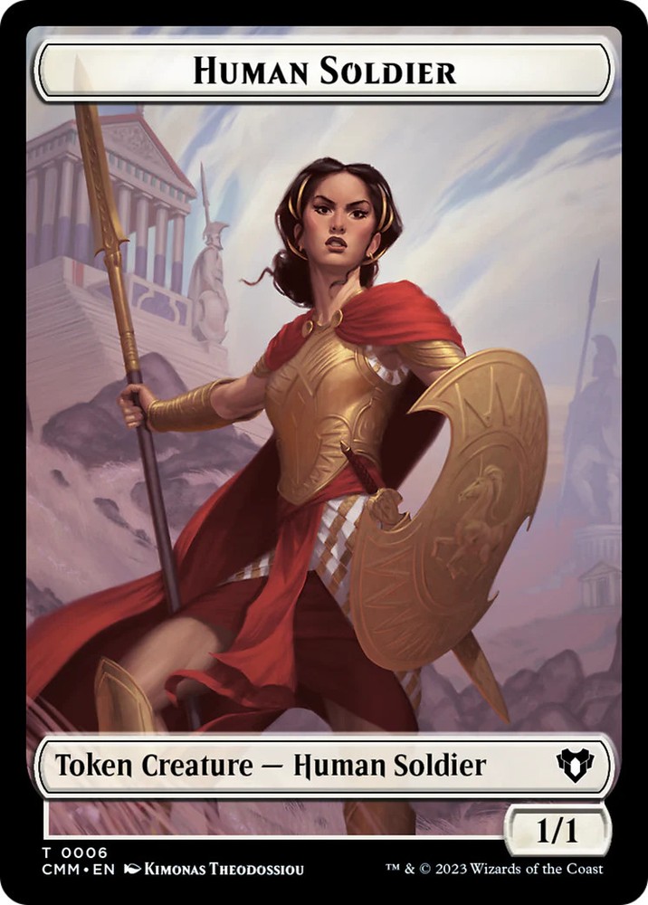 Human Soldier Token [Commander Masters Tokens]