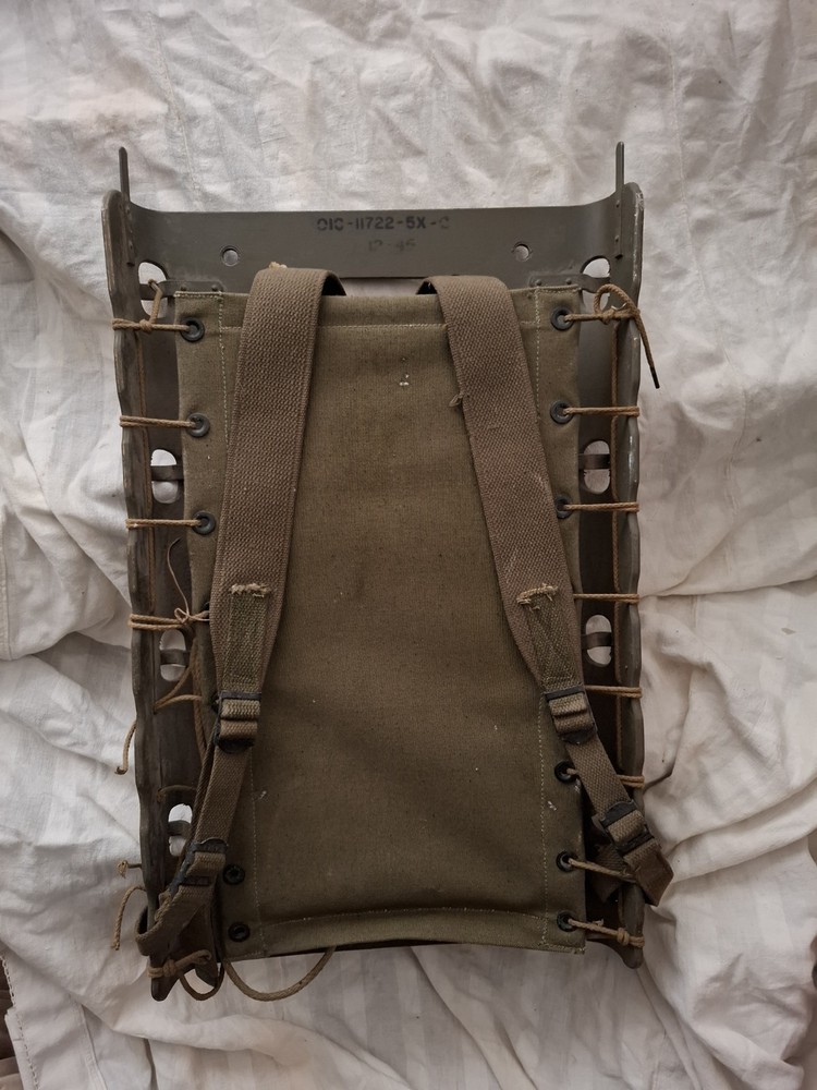 AMAZING U.S.ARMY WWII WOOD PACK FRAME PACKBOARD 1945