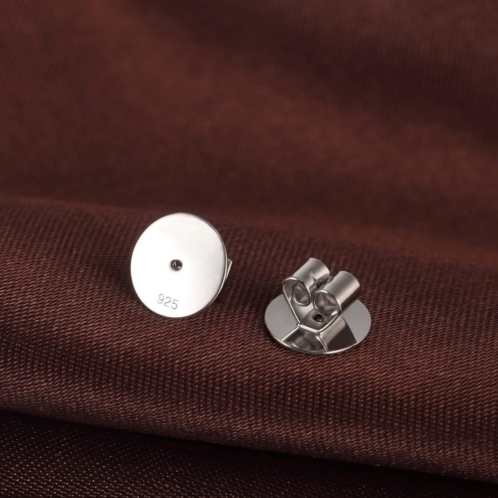 Ultimate Secure 925 Sterling Silver Earring Backs - Perfect for Sensitive Ears