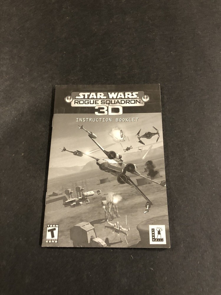 star wars rogue squadron 3d pc Manual only