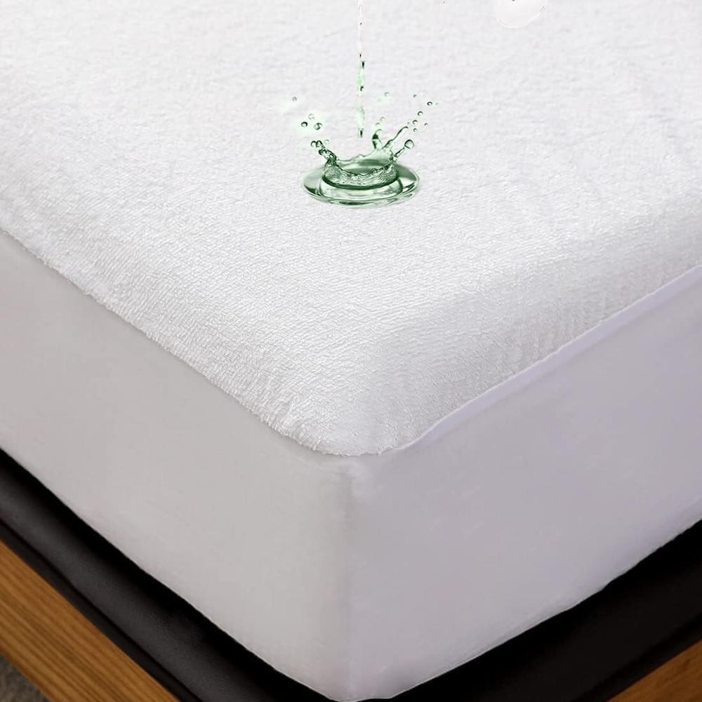 Waterproof Mattress Protector Terry Top Microfiber Cooling Deep Pocket Fitted
