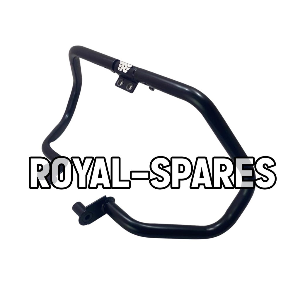 "BLACK, LARGE ENGINE GUARD" FIT FOR ROYAL ENFIELD HUNTER 350