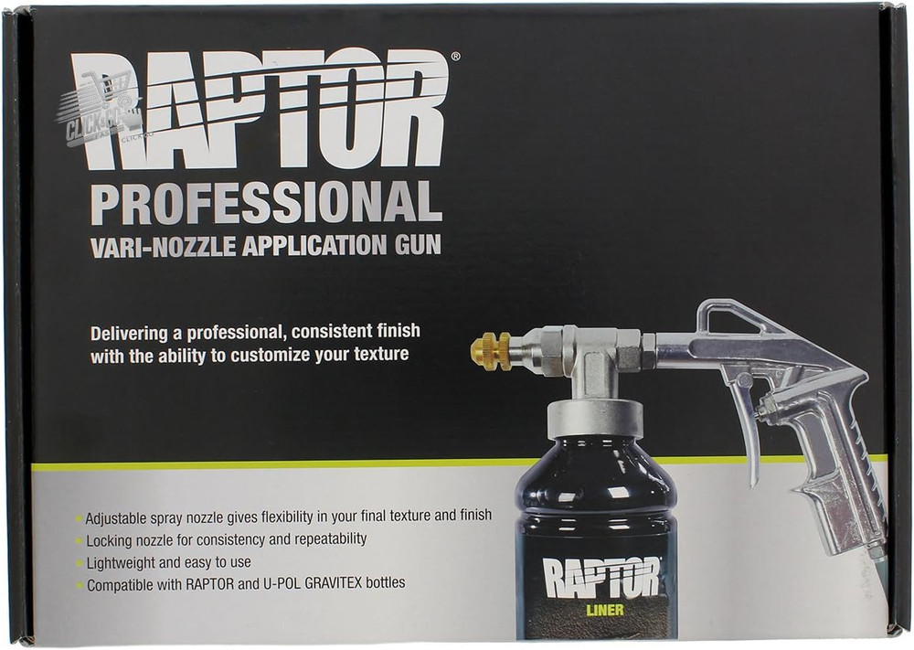UPOL RAPTOR VARIOUS NOZZLE SPRAY GUN PROFESSIONAL ADJUSTABLE GUN