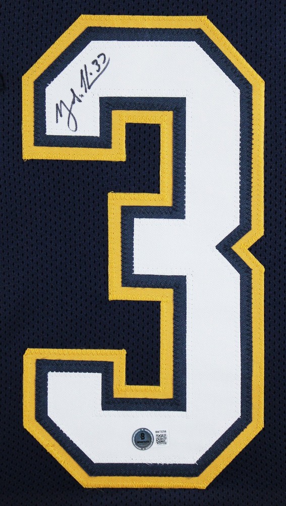Rodney Harrison Authentic Signed Navy Blue Pro Style Framed Jersey BAS