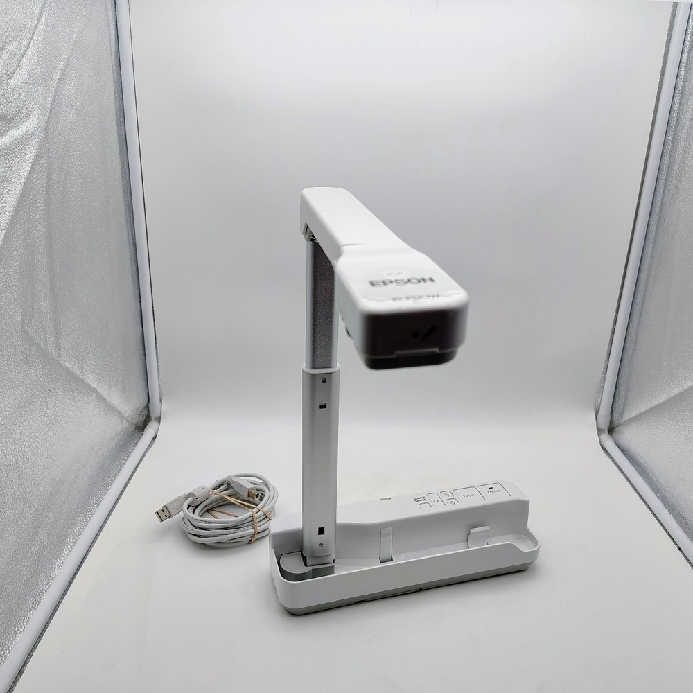 Epson ELPDC07 Digital Document HD 1080p Camera Portable Visualizer 8x Zoom