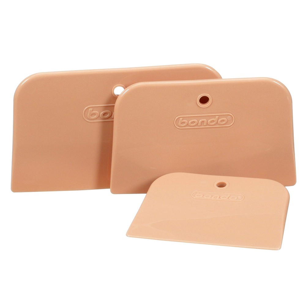 Bondo Spreader 3-Pack, 00357, 3 Sizes Per Pack Spreaders, Body Filler