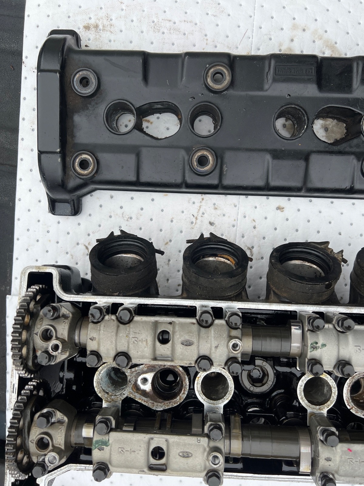 1998-2001 Yamaha R1 Yzf 1000 engine motor cylinder head camshaft cam valve cover