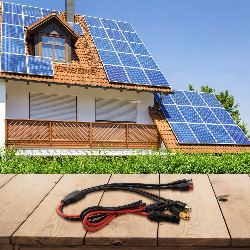 For ECOFLOW River Solar Adapter Kit 140W18V Compatibility 280W36V Compatibility