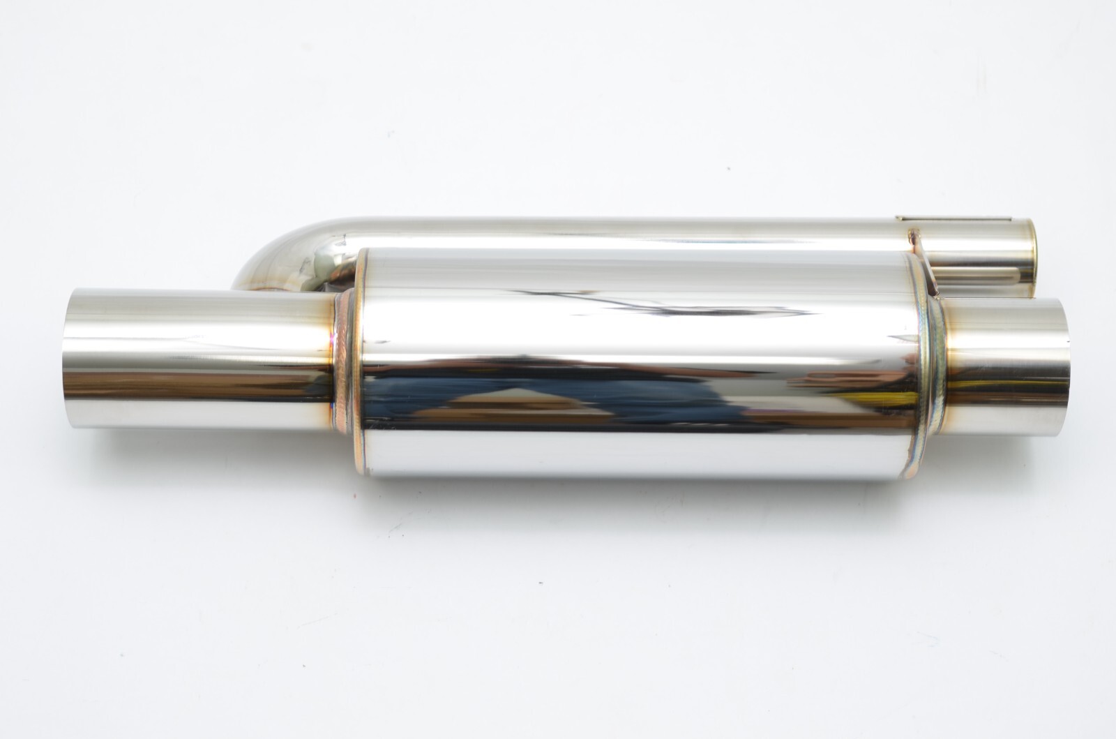 1320 Performance ultra quiet SHORT QW resonator muffler universal 3" inlet out