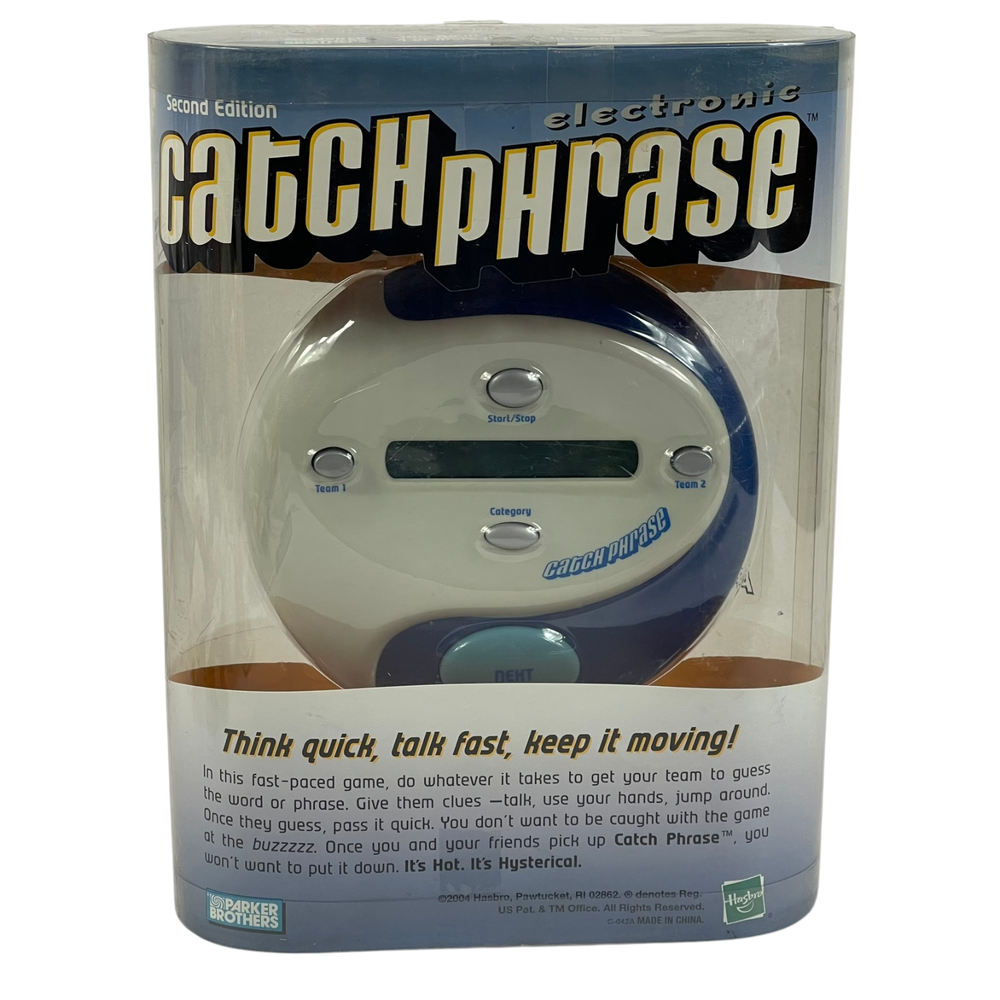 Electronic Catch Phrase Party Game Second Edition NEW Handheld