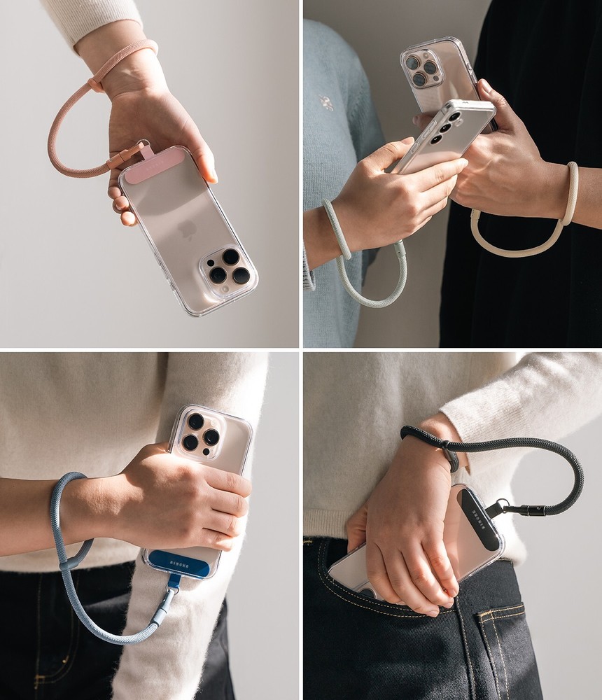 For Universal Phone Strap | Ringke [Holder Link Flow] Durable Strap with Holder