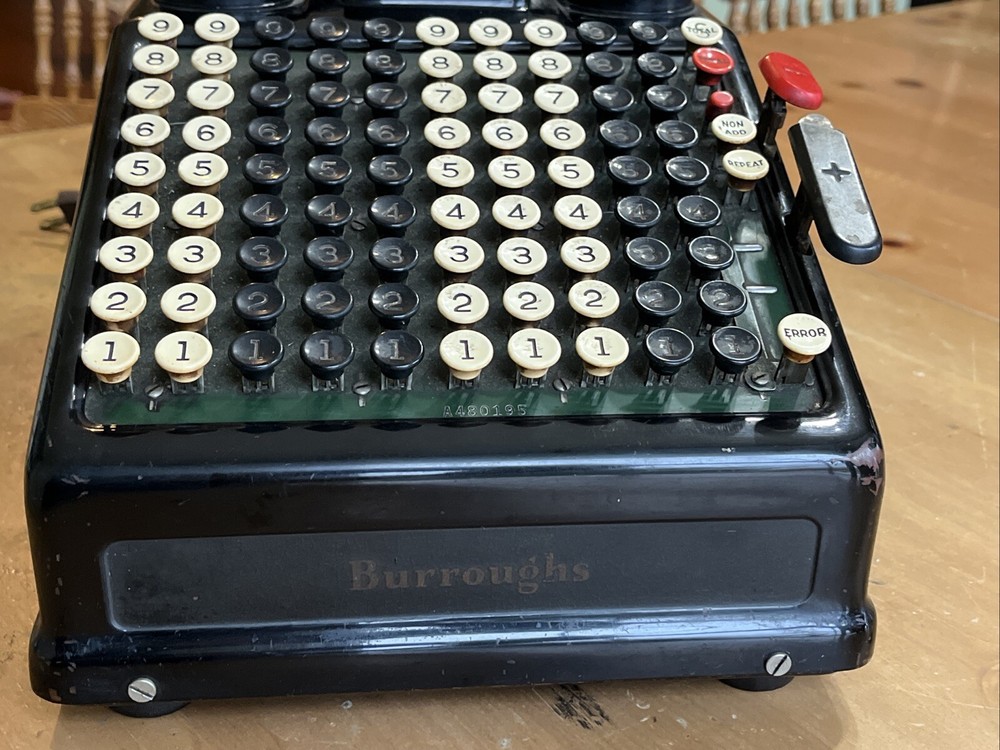 Vintage Burroughs Electric Adding Machine