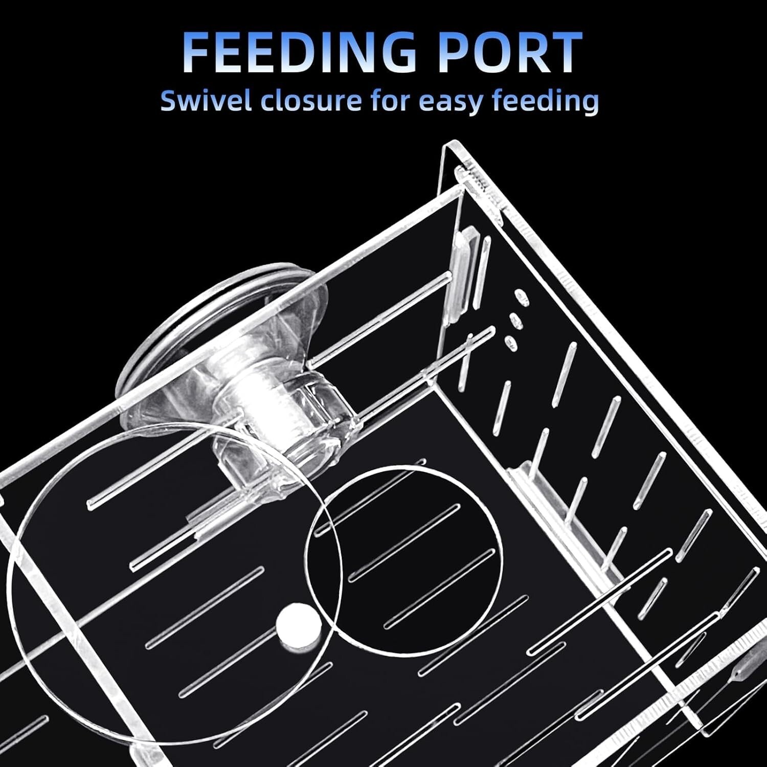 Breeder Box for Fish Tank,Fish Breeder Box for Aquarium, Guppy (2 Cells)