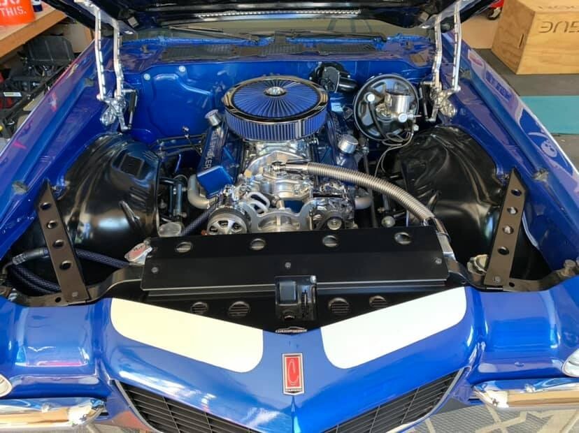 special edition Dimpled Radiator Closeout panel 70-81 Camaro satin black finish