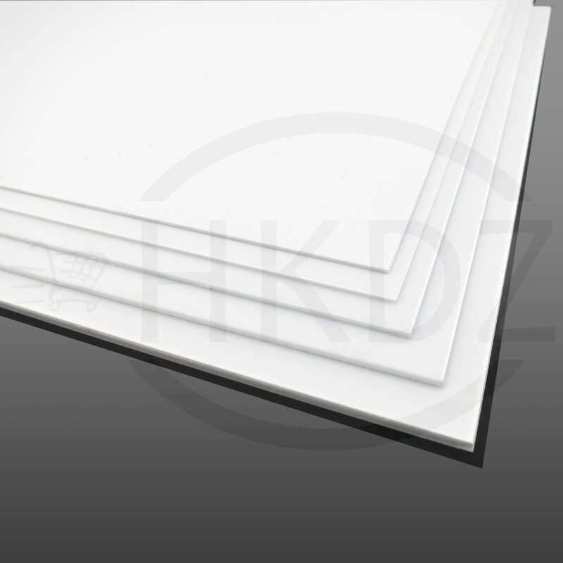 White ABS Plastic Sheet Plastic Plate Board DIY Project Model Thickess 1mm -40mm