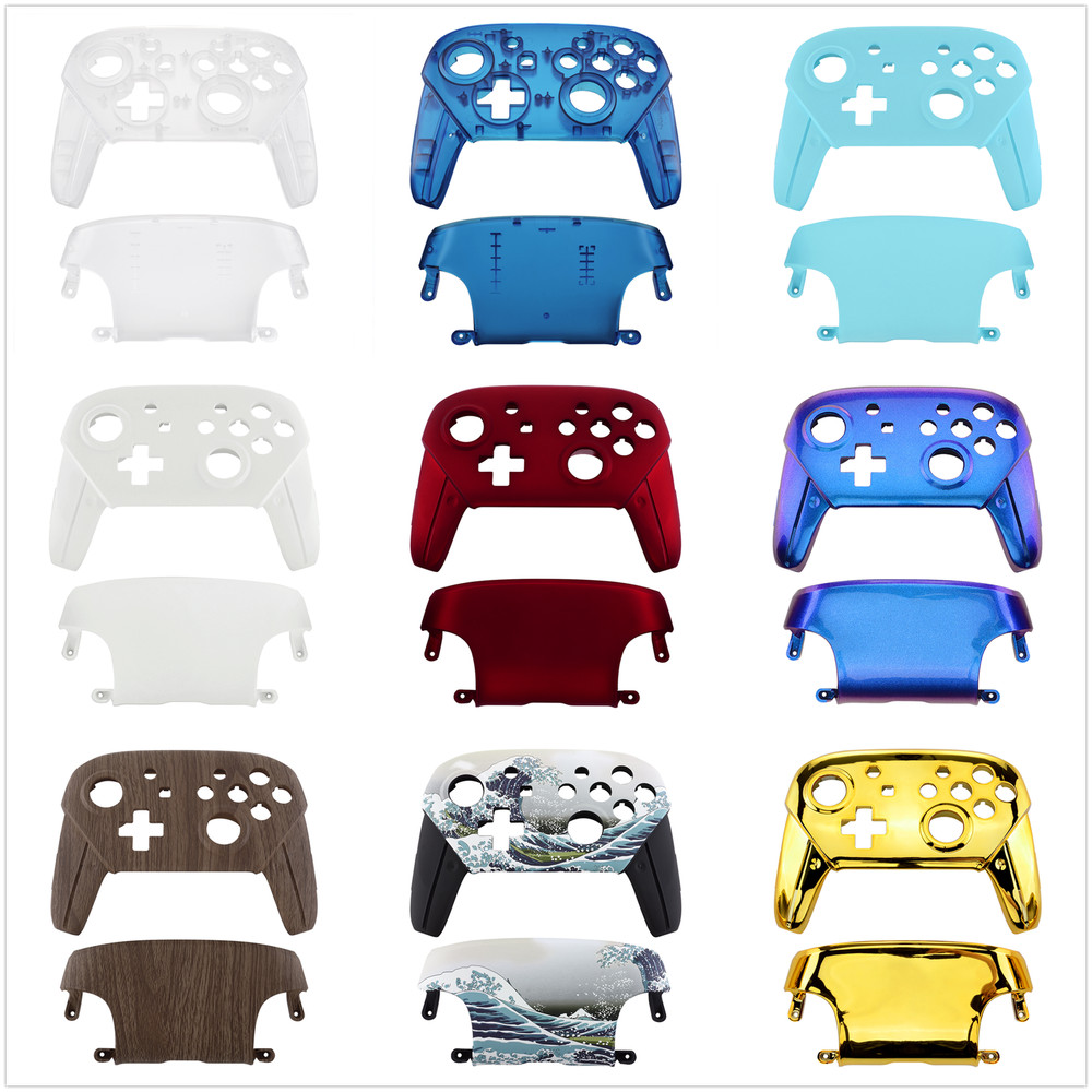 Faceplate Back Shell Replacement for Nintendo Switch Pro Controller 18 Styles
