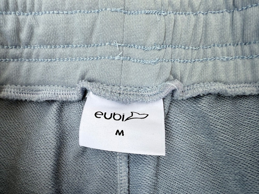 MENS EUBI LIGHT BLUE AVOCADO PATCH PULLON DRAWSTRING JOGGER SWEATPANTS M F8