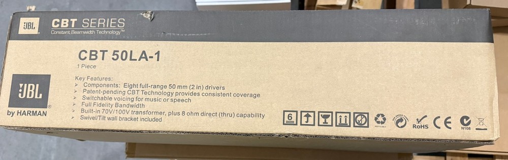 JBL CBT 50LA-1 Constant Beamwidth Technology Line Array Column Loudspeaker