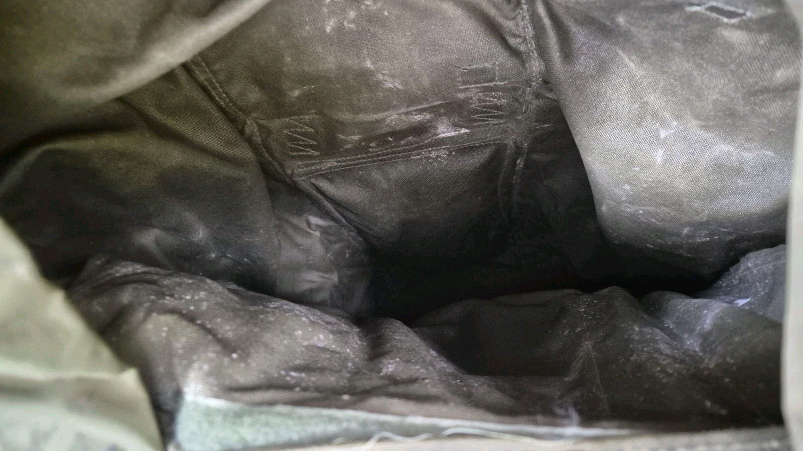 Genuine British Army 120L Bergen Olive Long Back + Side pouches 1990