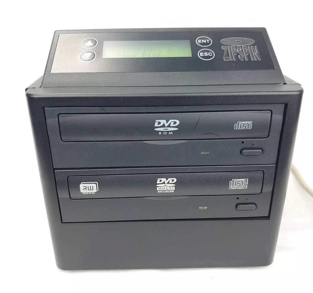 PDE Tech DVD121-PRO-WM ZipSpin DVD Duplicator Tested Working