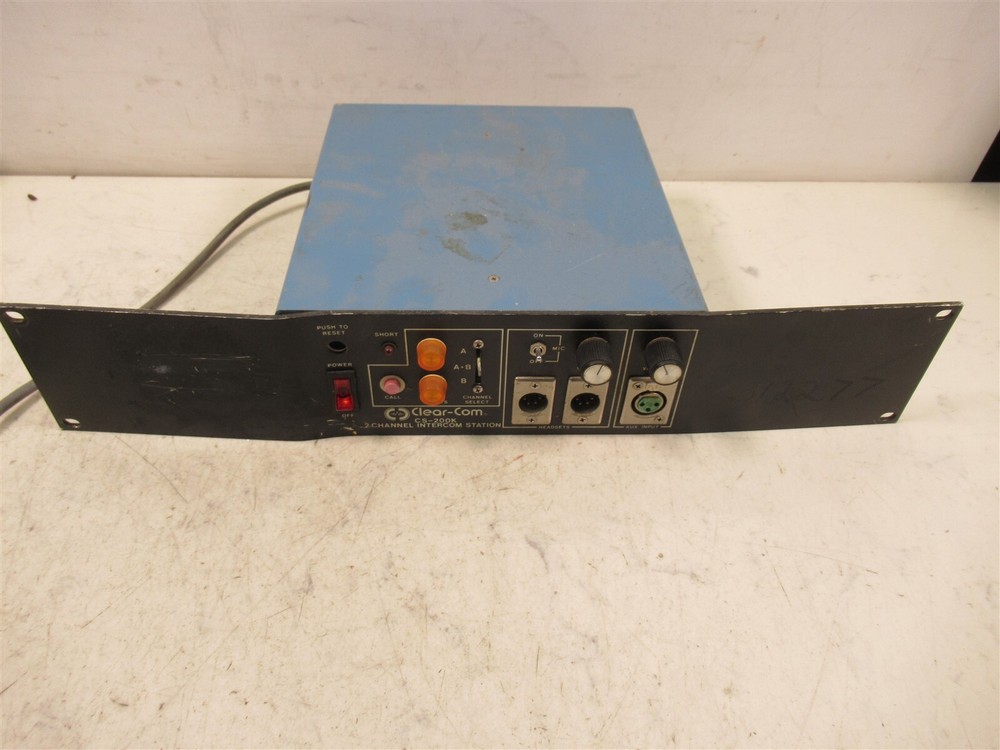 Clear-Com CS-200K 2 Channel Intercom Station Rack Mount 4 Pin XLR