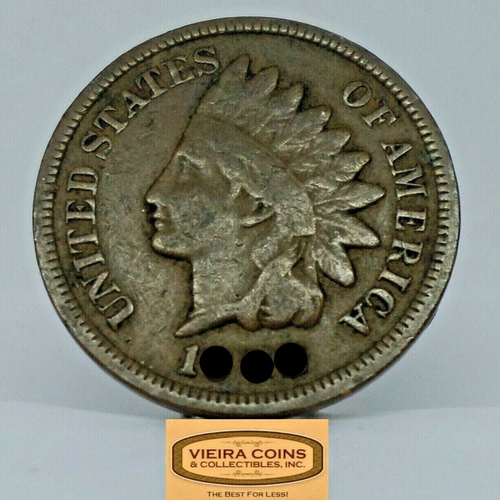 1908 Indian Head Cent, Full Date, Average Circulated Condition  - #C27286NQ