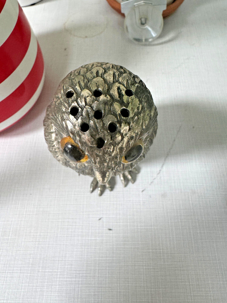 Silver Plate Owl Sugar Caster Corbell and Co.